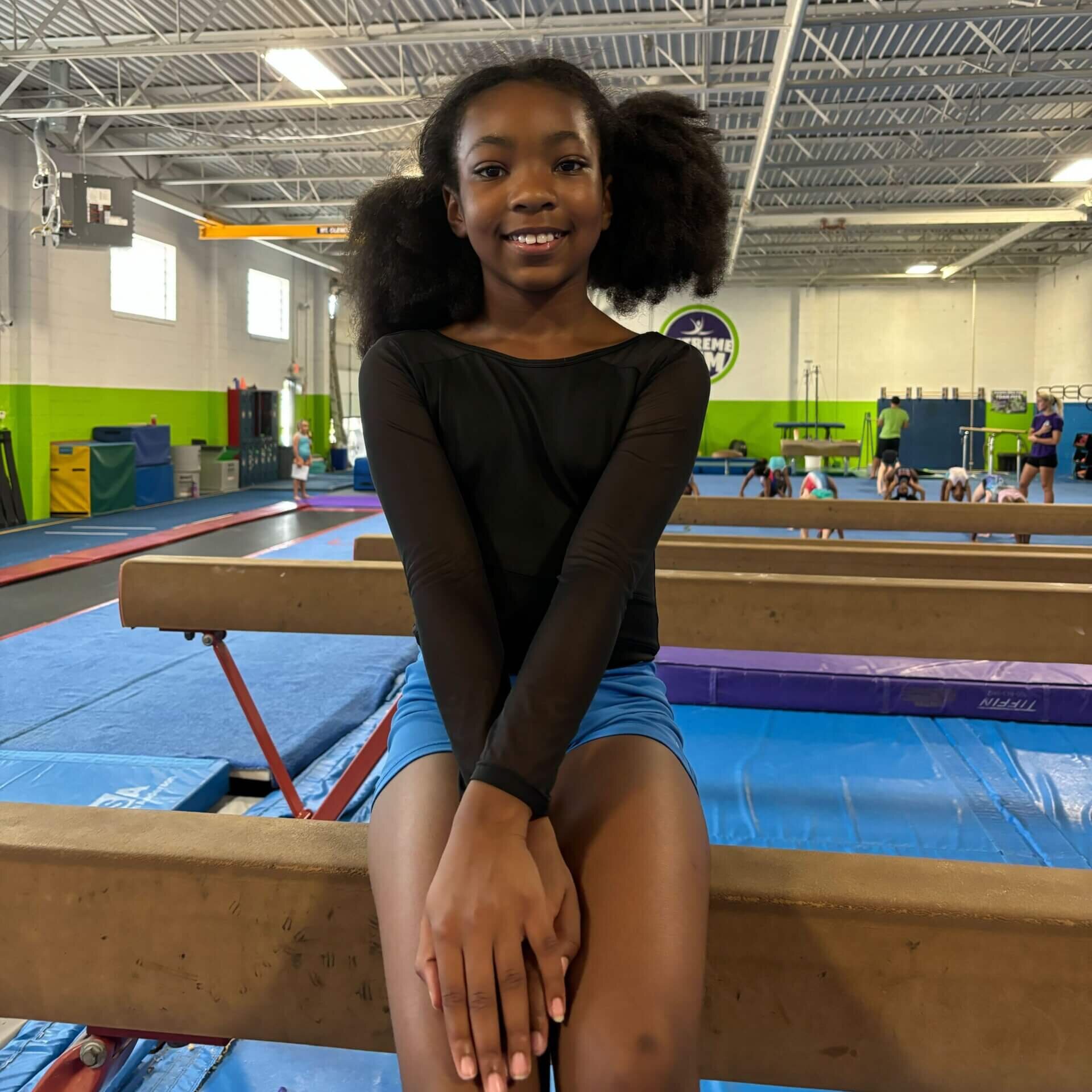 Arionna Lewis Gymnast of the Month