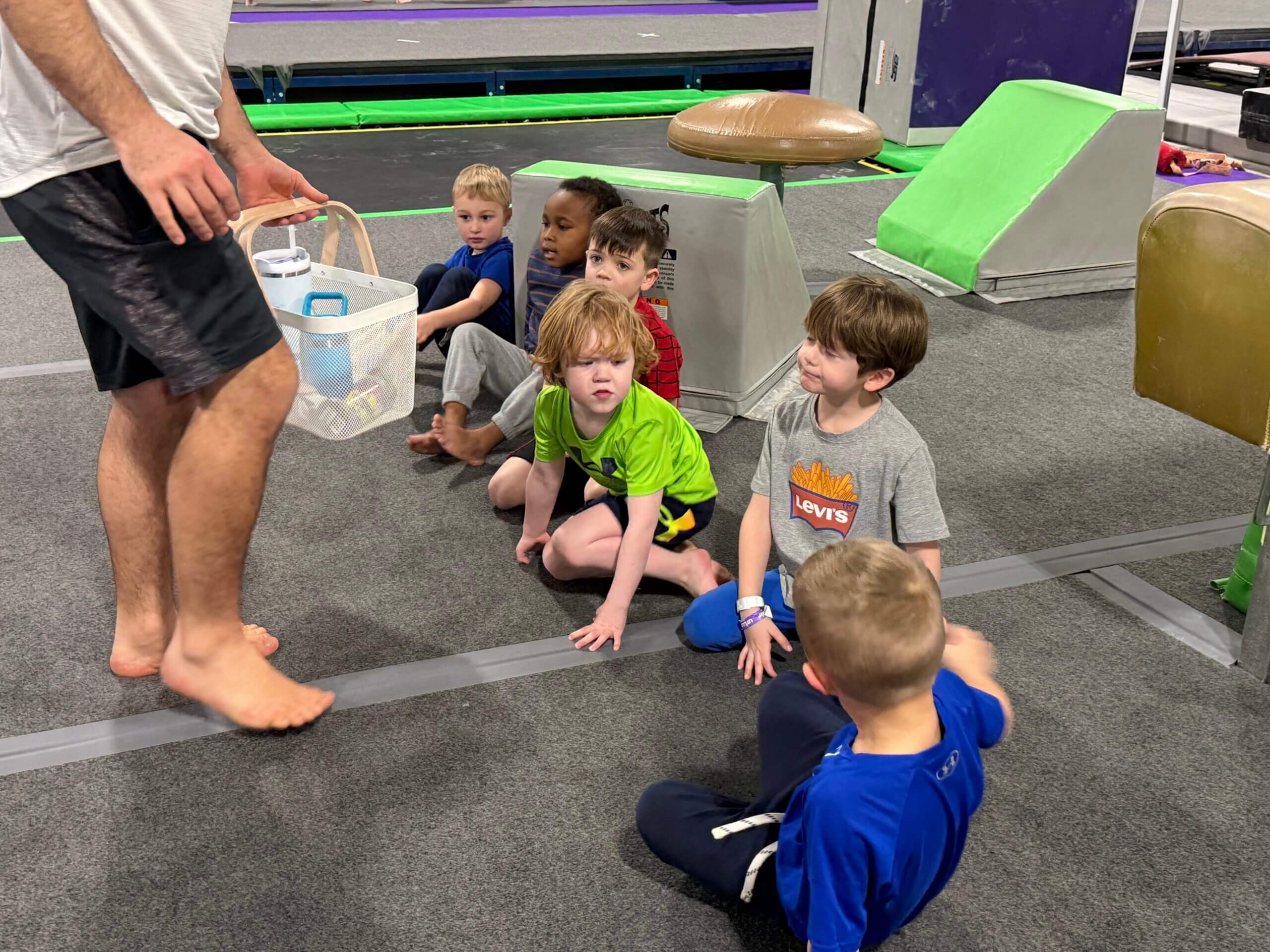 Extreme gym classes for boys