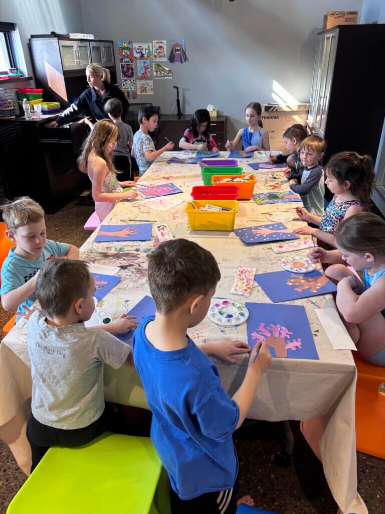 KydVenture ArtTime Classes, school day off kids activity, art party for kids near me